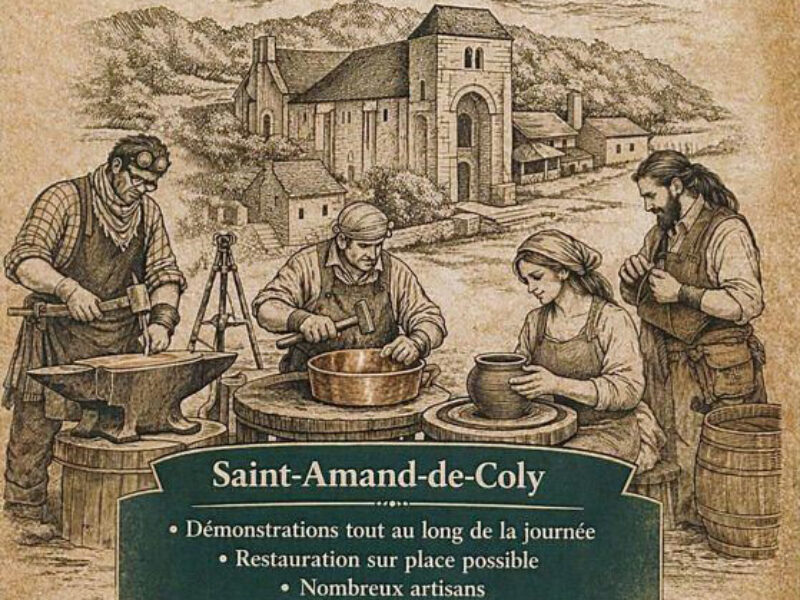 Journée du savoir-faire à Saint-Amand-de-Coly